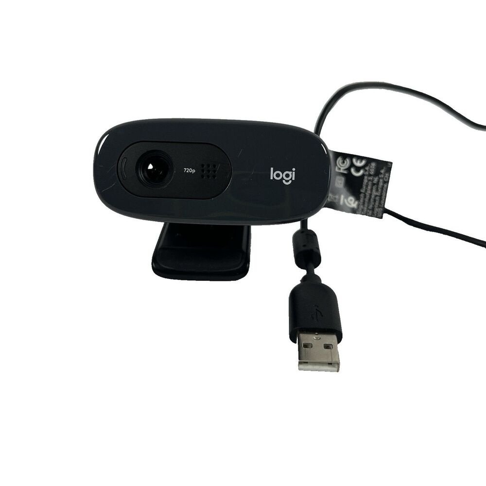 Genuine Logitech C270 Web Camera -  Noise-Reducing Mic